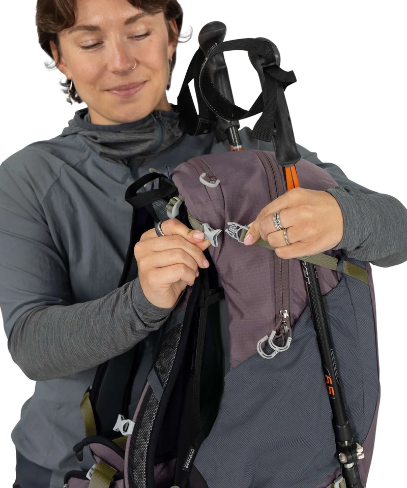 Osprey Hikelite 28 Wanderrucksack graphite purple