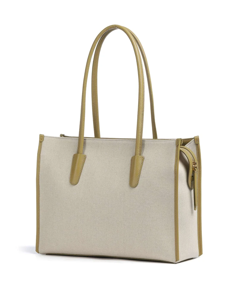 Coccinelle Myrtha Canvas Shopper natural/seagrass