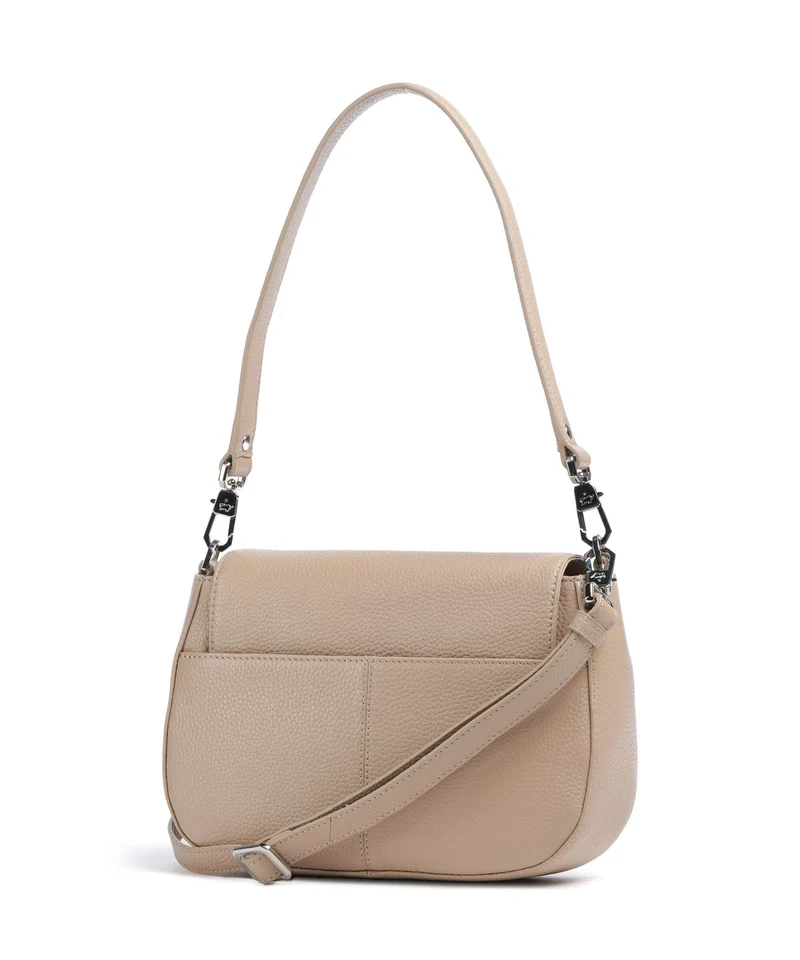 Braun Büffel Hanna S Schultertasche creme