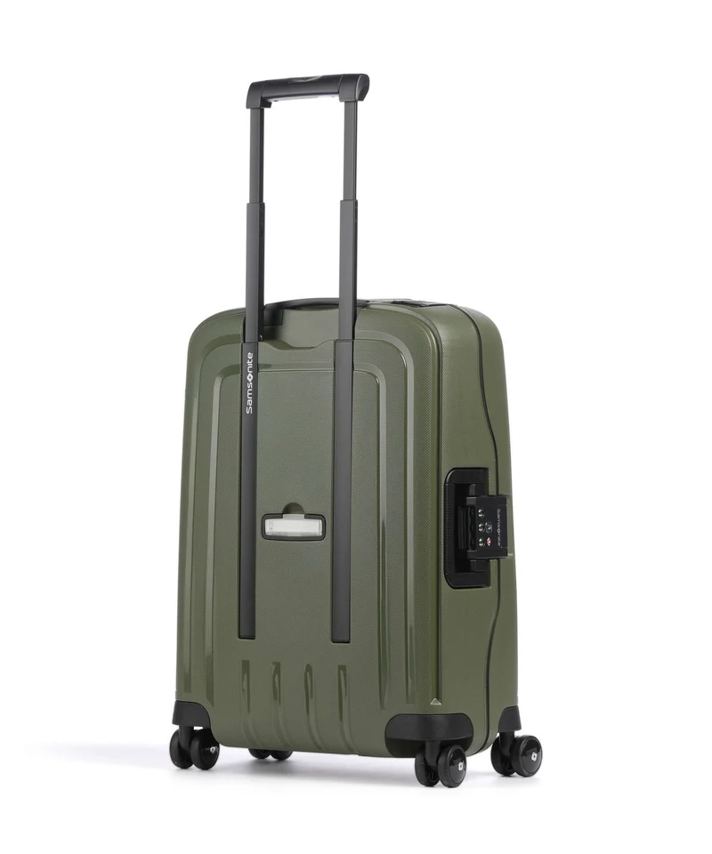 Samsonite S'Cure 4-Rollen Trolley olive