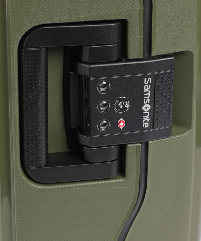 Samsonite S'Cure 4-Rollen Trolley olive