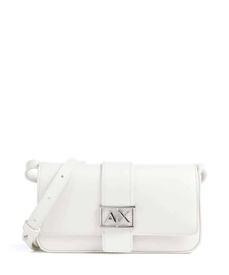 Armani Exchange Wonder Mini Umhängetasche off white
