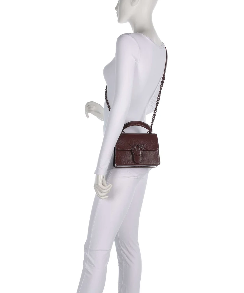 Pinko Love One Mini Handtasche burgundy wine