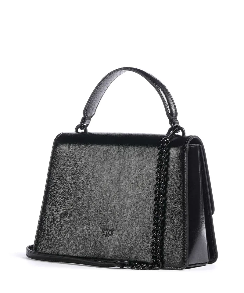 Pinko Love One Classic Handtasche nero limousine block color
