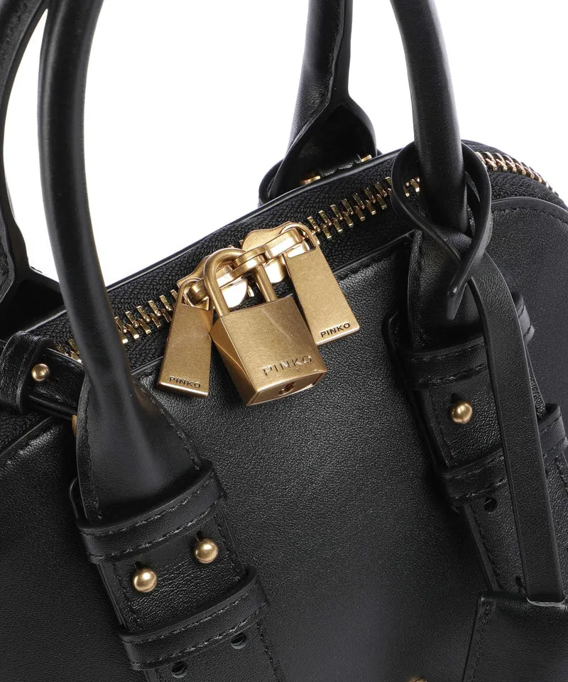 Pinko Bowling Mini Handtasche nero/antique gold