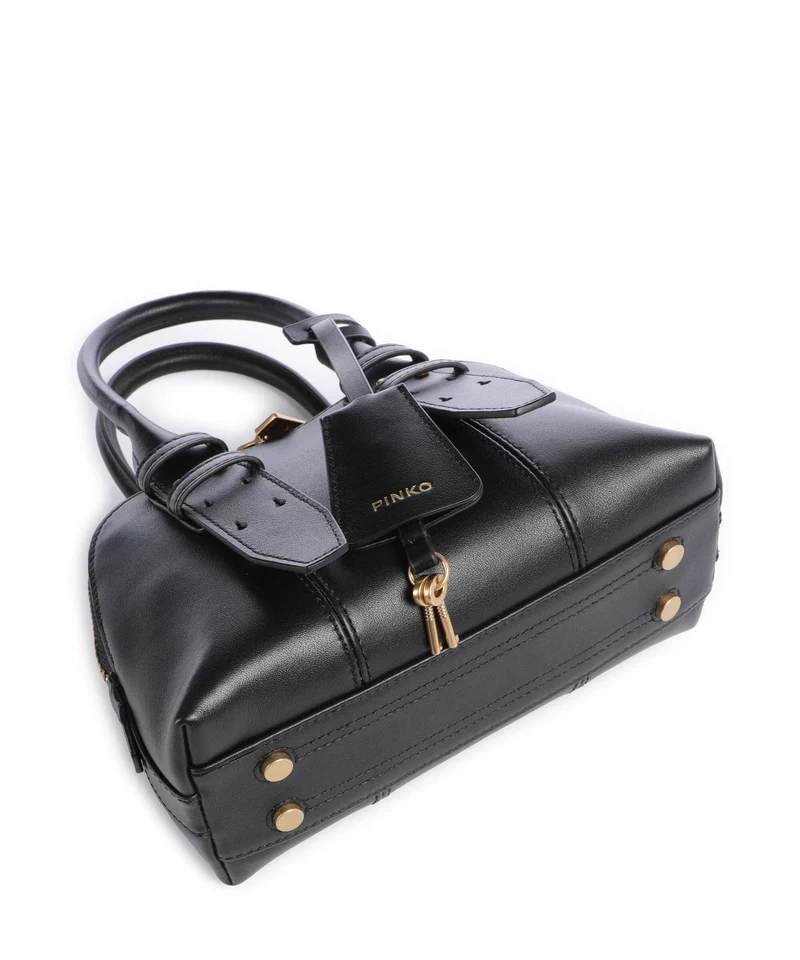 Pinko Bowling Mini Handtasche nero/antique gold