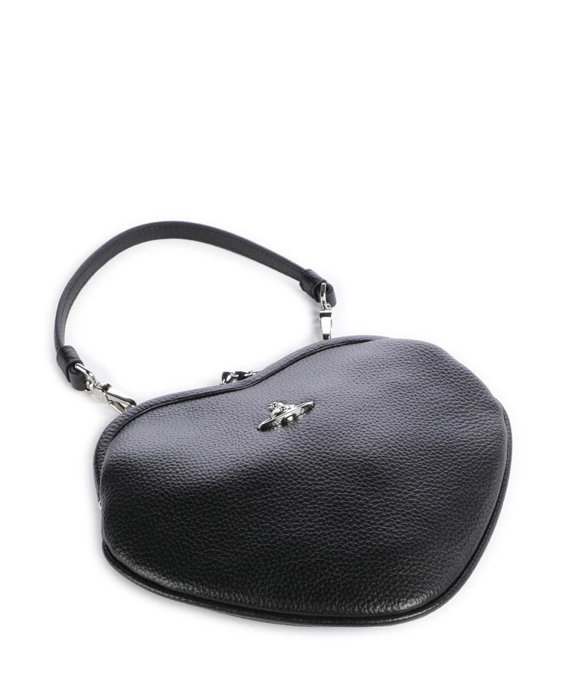Vivienne Westwood Belle Heart Frame Grain Handtasche black