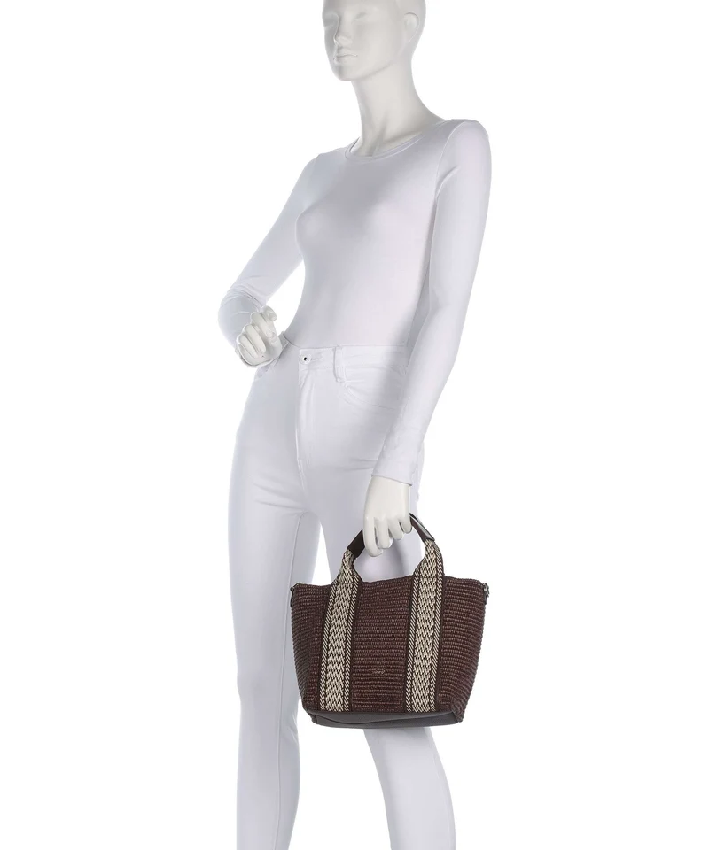 Abro Raffia Kaia Handtasche wood