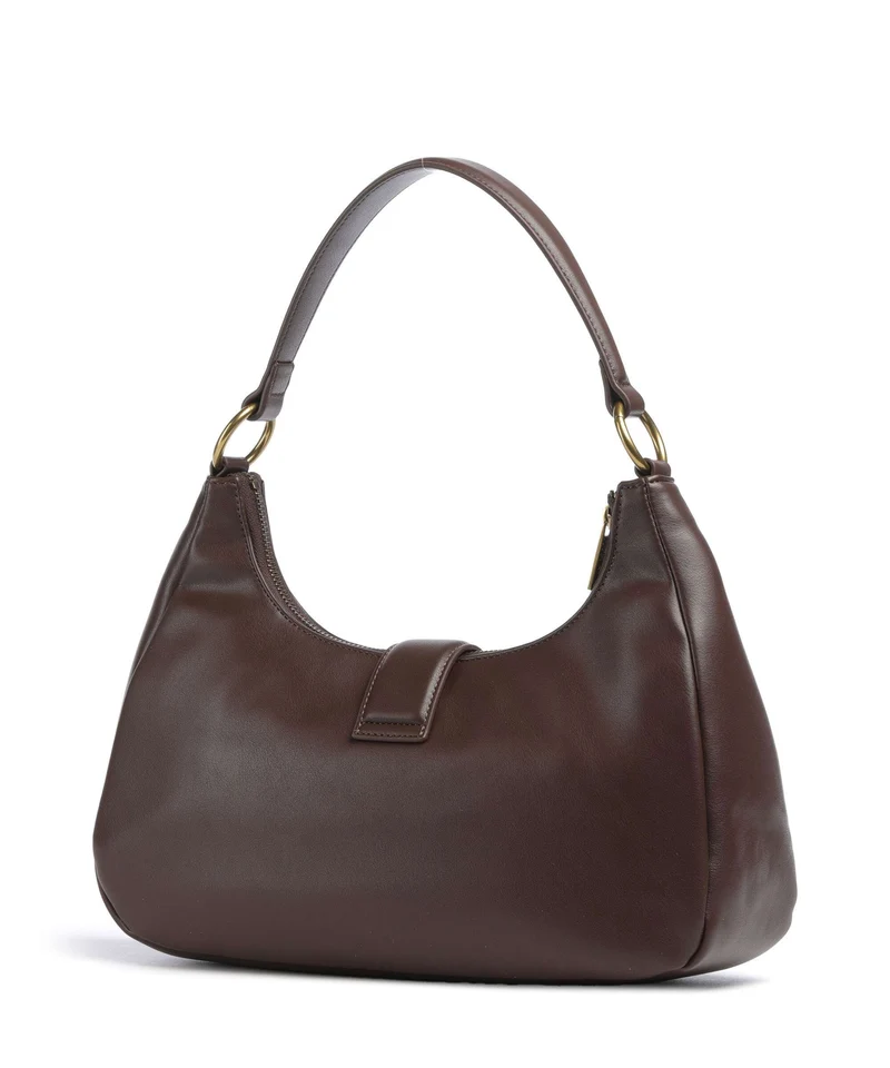 Just Cavalli Iconic Snakes Braided Schultertasche black coffee