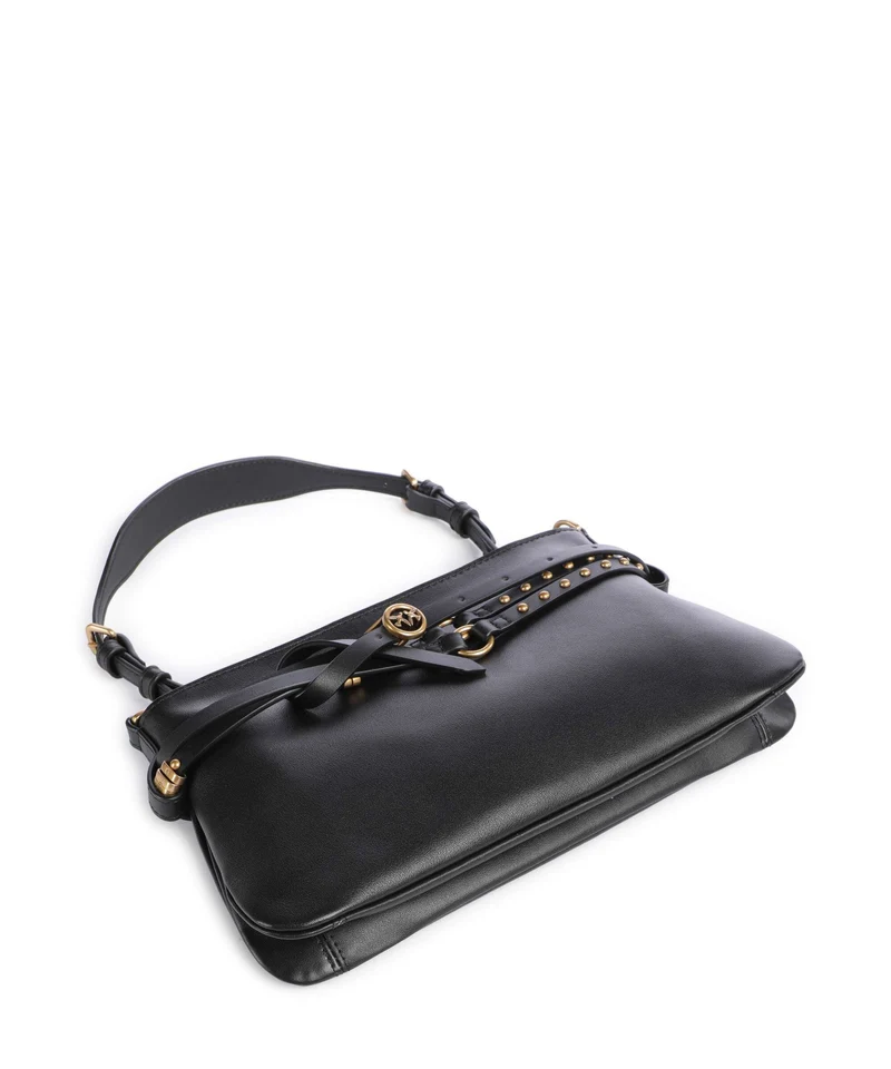 Pinko Belt Mini Schultertasche nero/antique gold