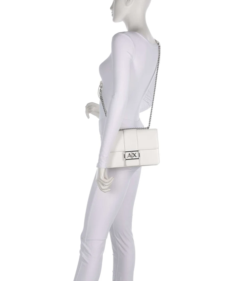 Armani Exchange Wonder M Schultertasche off white