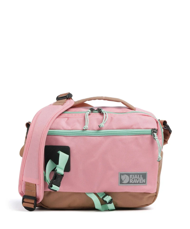 Fjällräven Vardag 6 Umhängetasche poppy pink/khaki dust