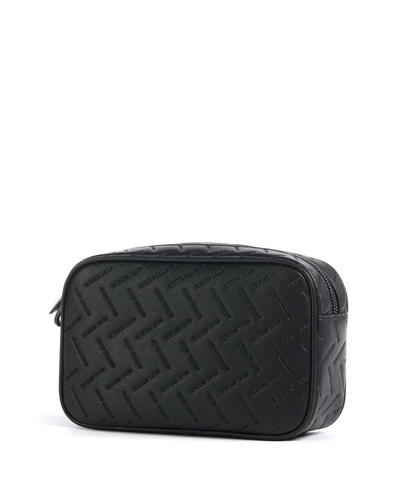 Armani Exchange Ginevra Embossed Kulturbeutel black