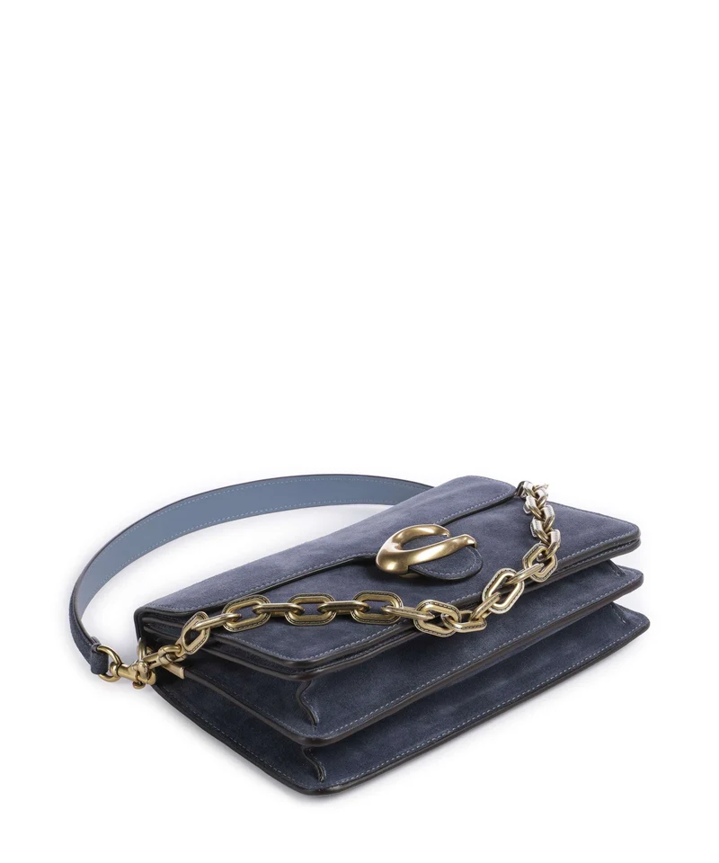 Coach Tabby Chain Schultertasche light denim