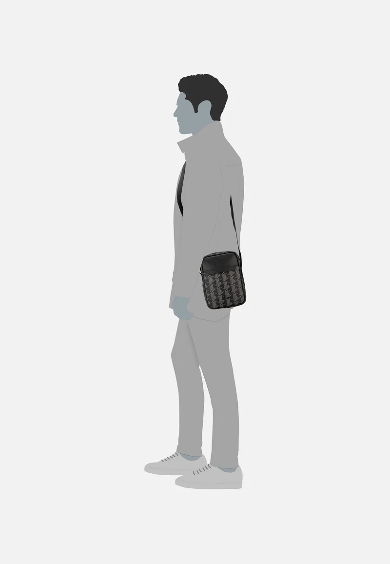 The Blend NH4410LX Monogram Noir Gris - Crossbody Bag