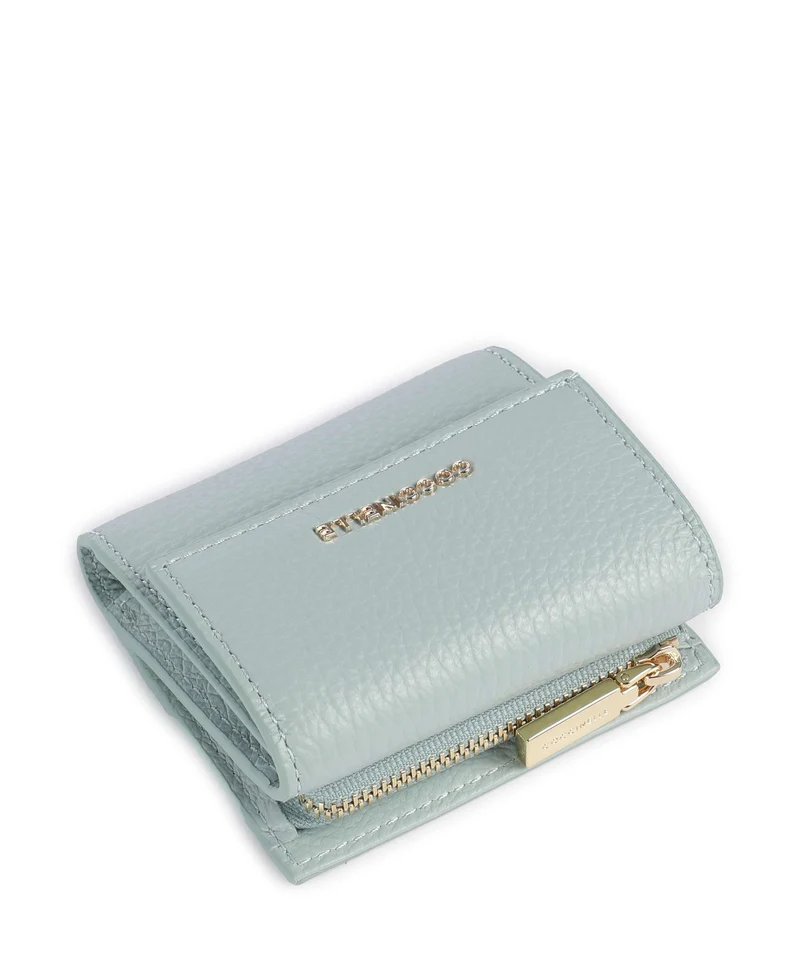 Coccinelle Metallic Soft Geldbörse aquamarine