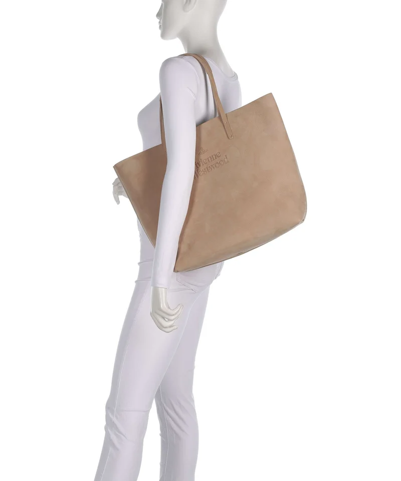 Vivienne Westwood Studio Nubuck Shopper beige