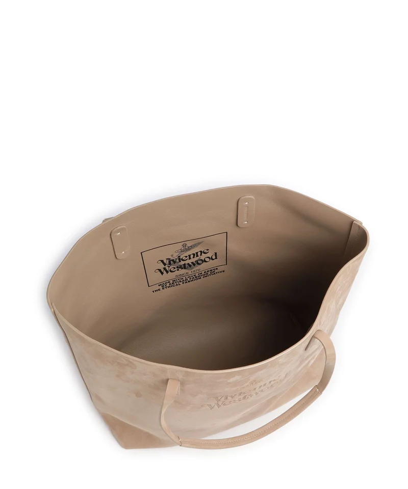 Vivienne Westwood Studio Nubuck Shopper beige