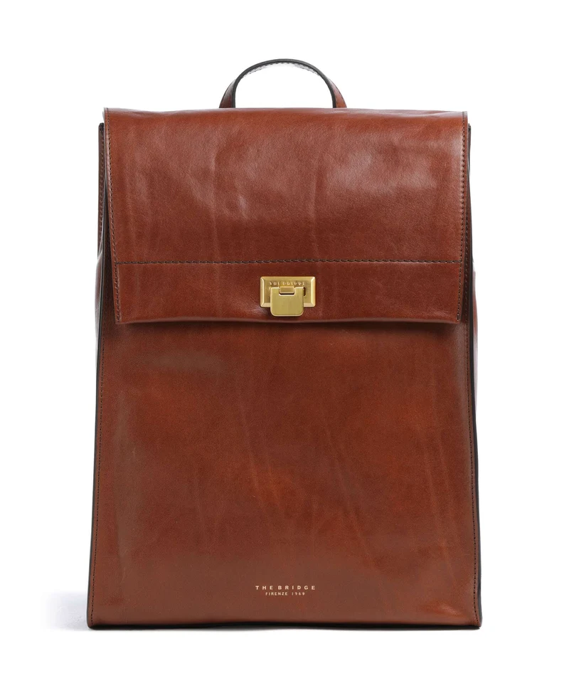 The Bridge Leila Laptop-Rucksack marrone