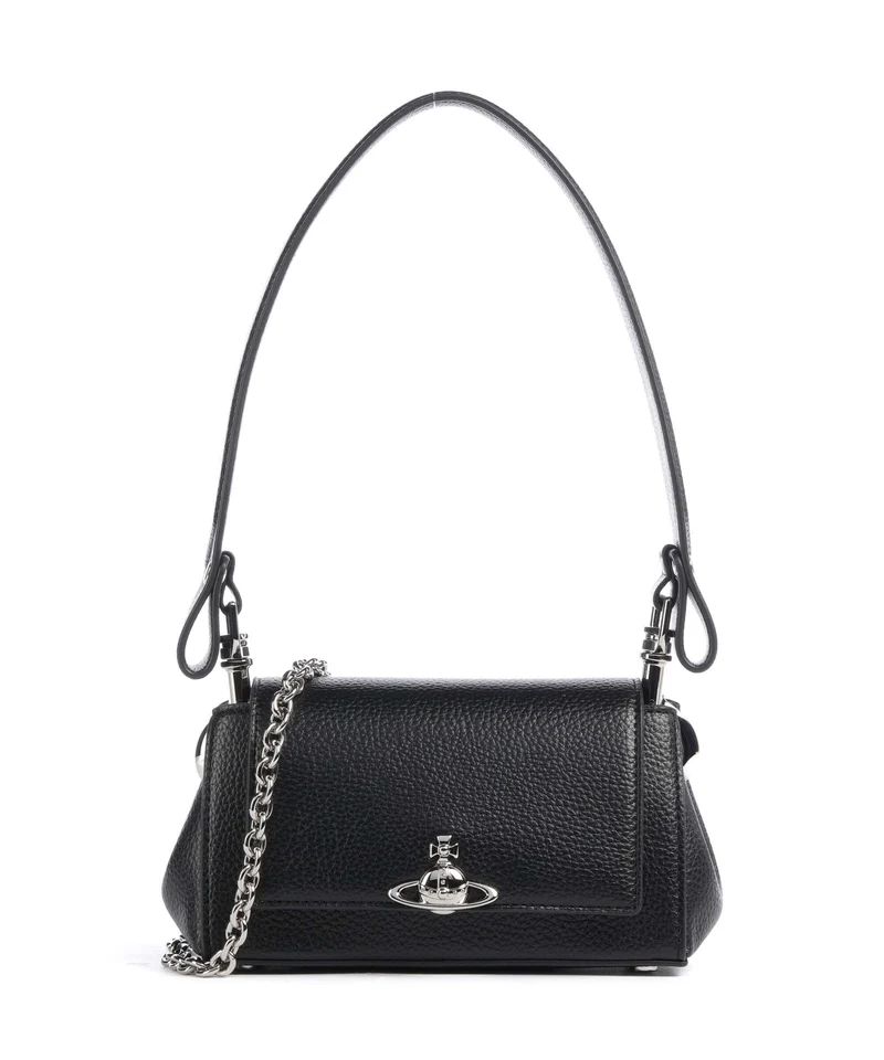 Vivienne Westwood Hazel Grain Small Schultertasche black