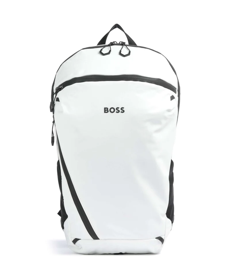 BOSS Stenson Rucksack open white