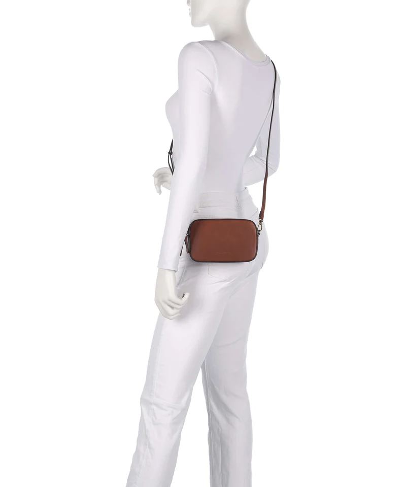 Marc O'Polo Liana XS Umhängetasche dark cognac