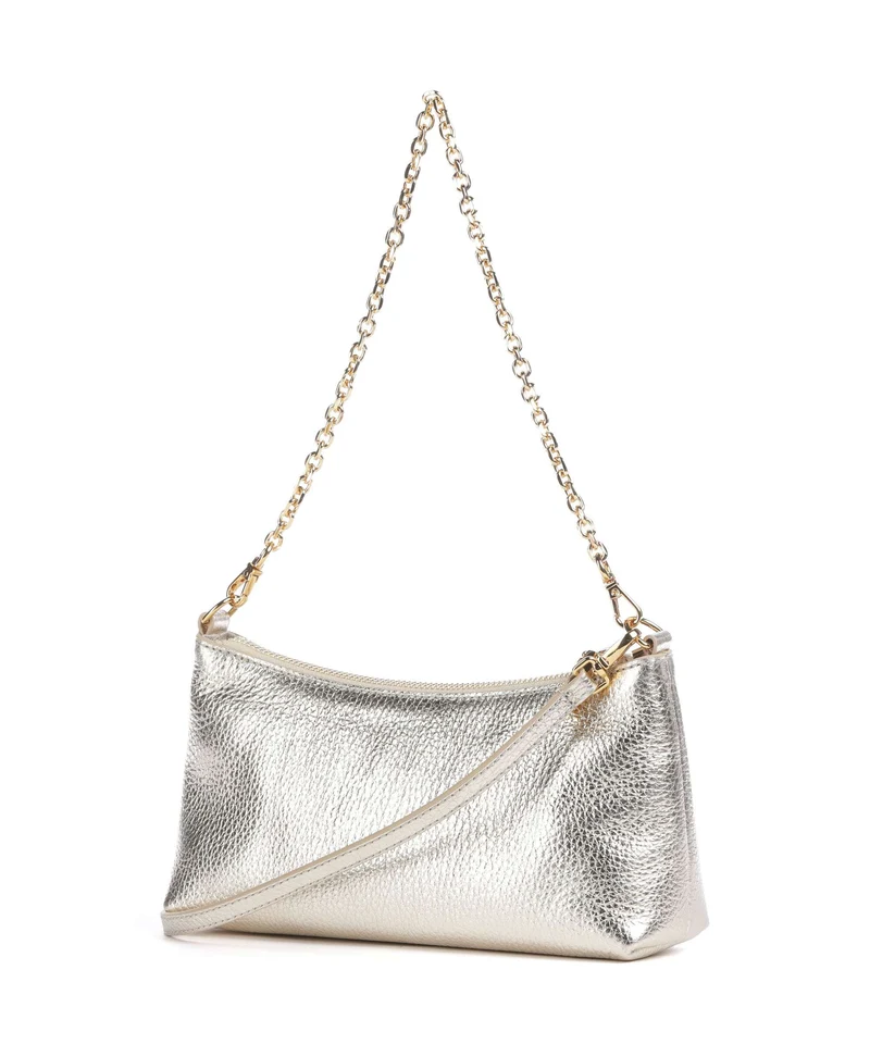 Coccinelle Aura Schultertasche pale gold