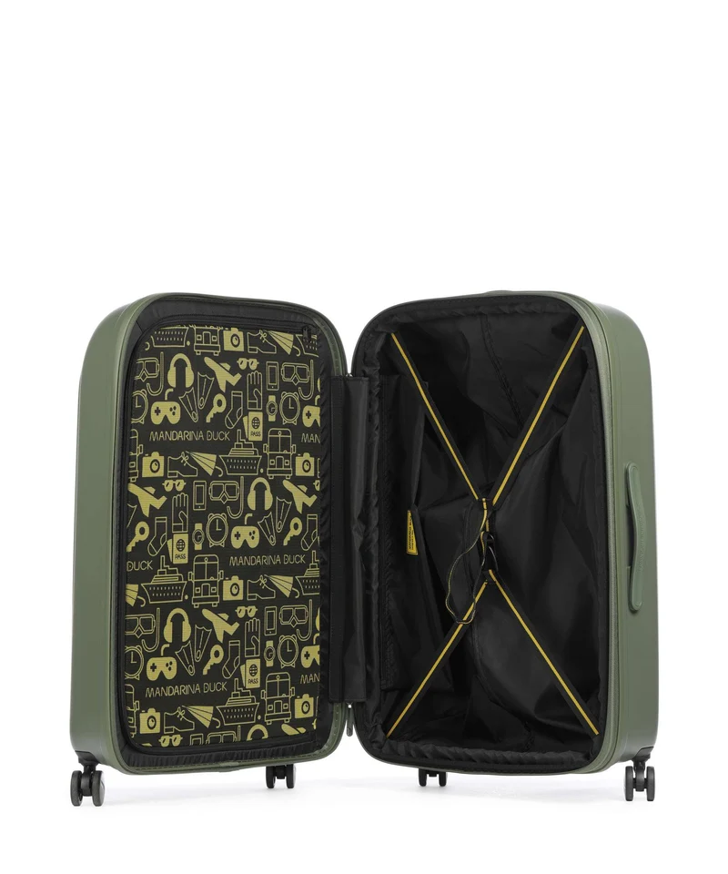 Mandarina Duck Logoduck+ 4-Rollen Trolley pine green