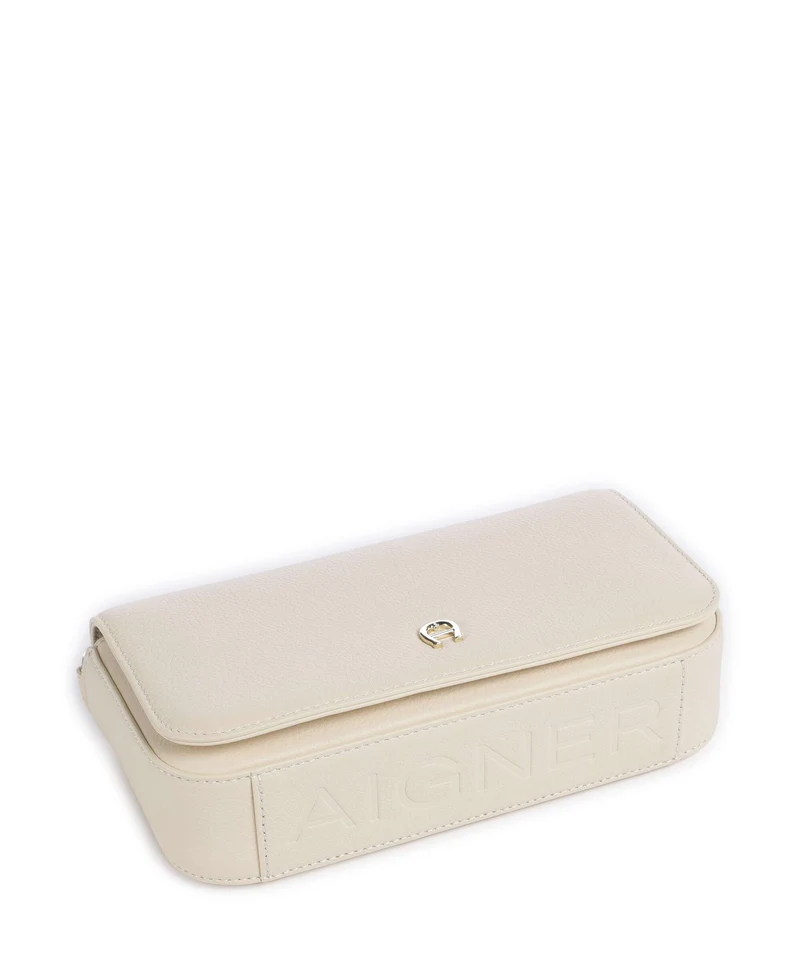 Aigner Zita S Umhängetasche macadamia white