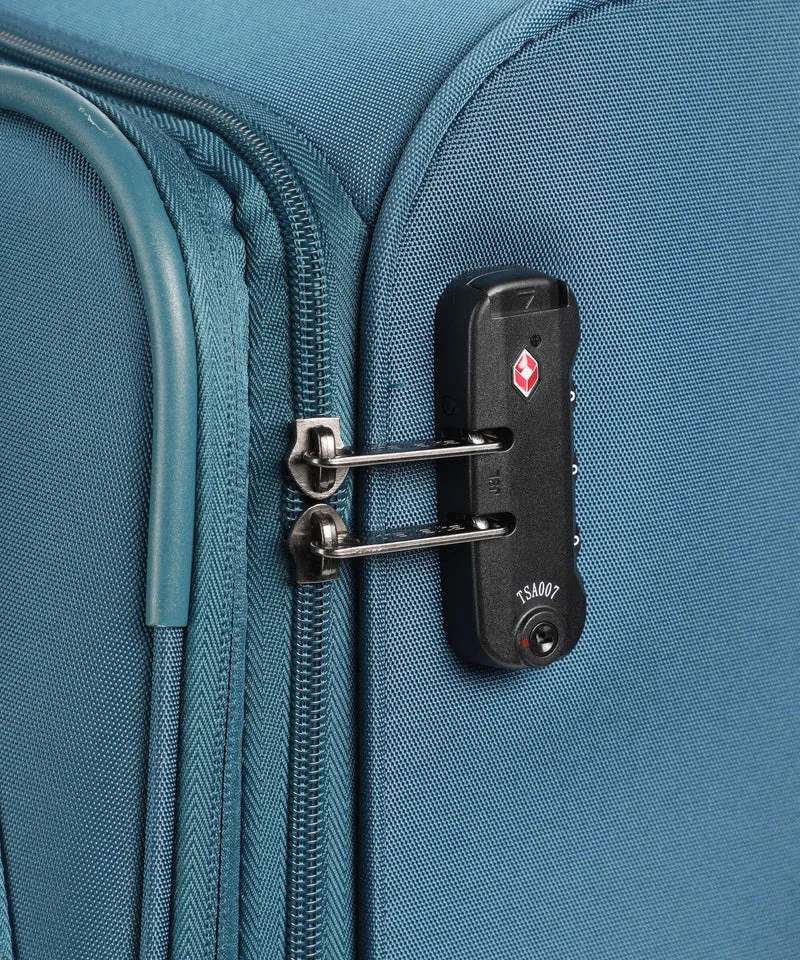 Travelite Umbria 4-Rollen Trolley Set petrol