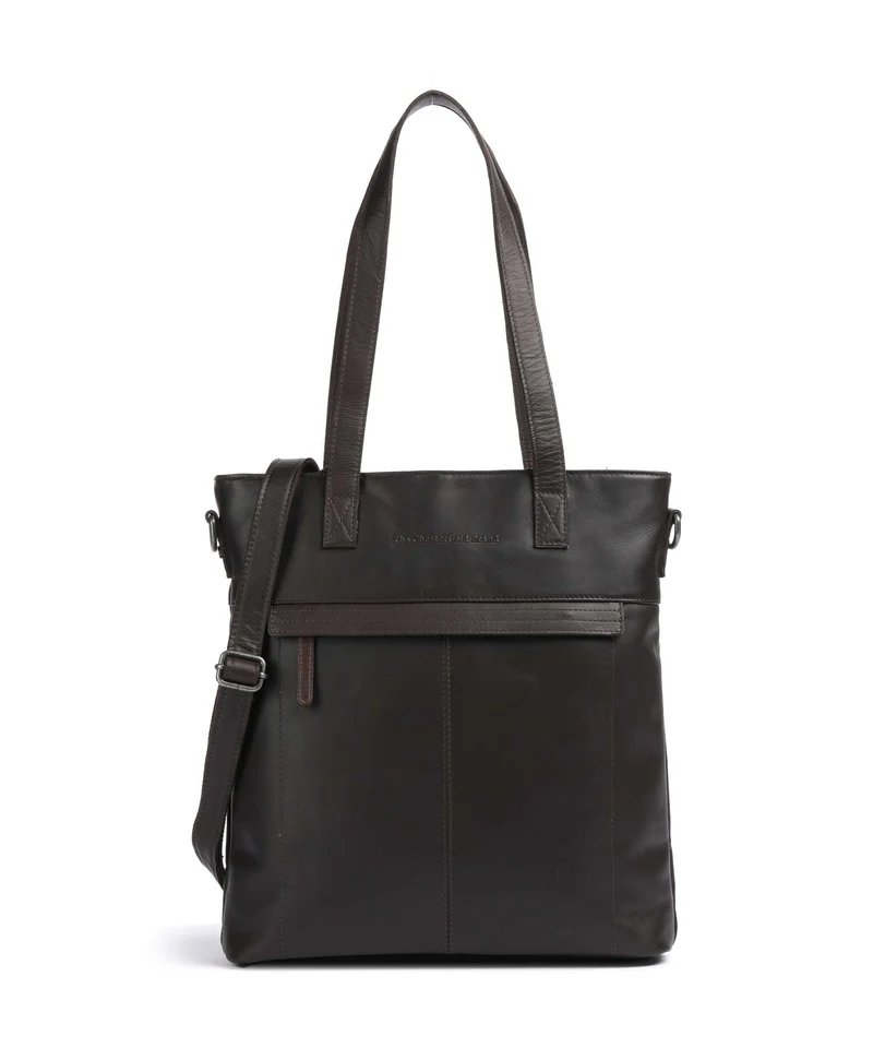 The Chesterfield Brand Wax Pull Up Cow Nunavik Shopper brown