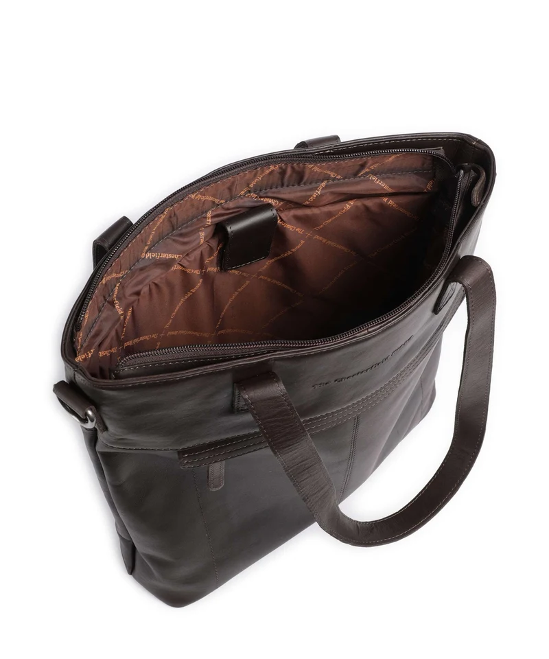 The Chesterfield Brand Wax Pull Up Cow Nunavik Shopper brown