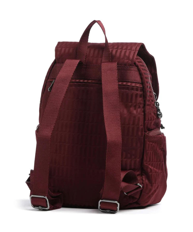 Kipling Elevated City Zip S Rucksack maroon tile