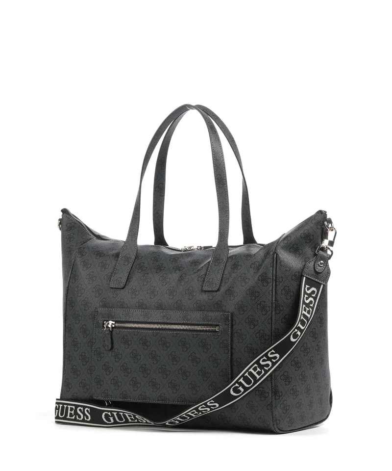 Guess Latona Weekender coal logo