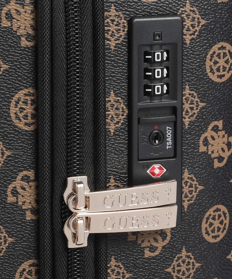 Guess Wilder 4-Rollen Trolley brown