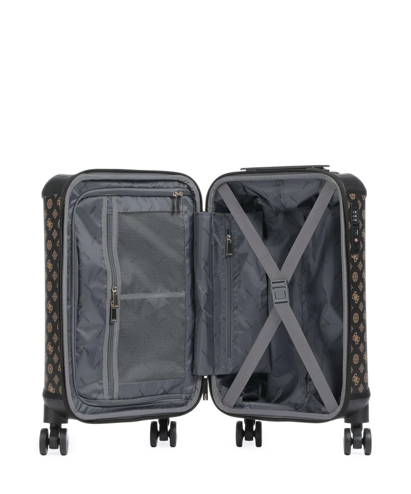 Guess Wilder 4-Rollen Trolley brown
