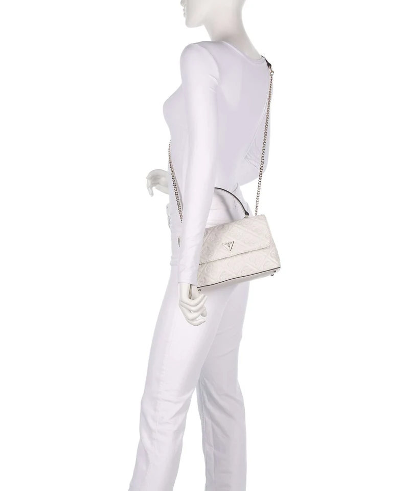 Guess Adelasia Schultertasche offwhite