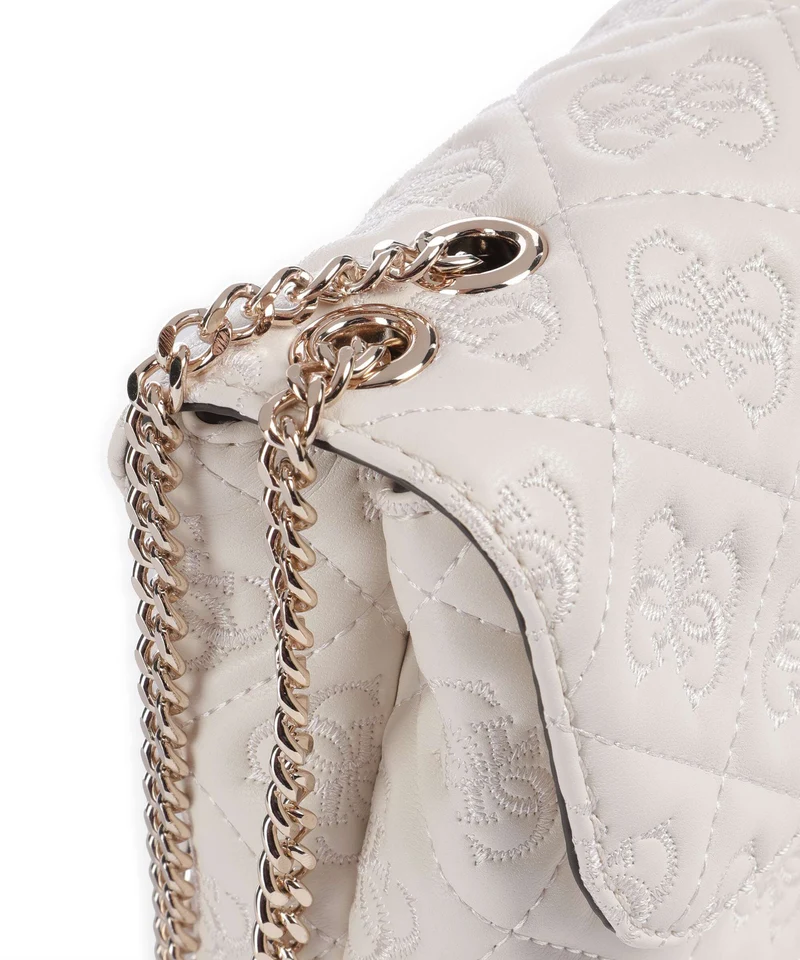 Guess Adelasia Schultertasche offwhite