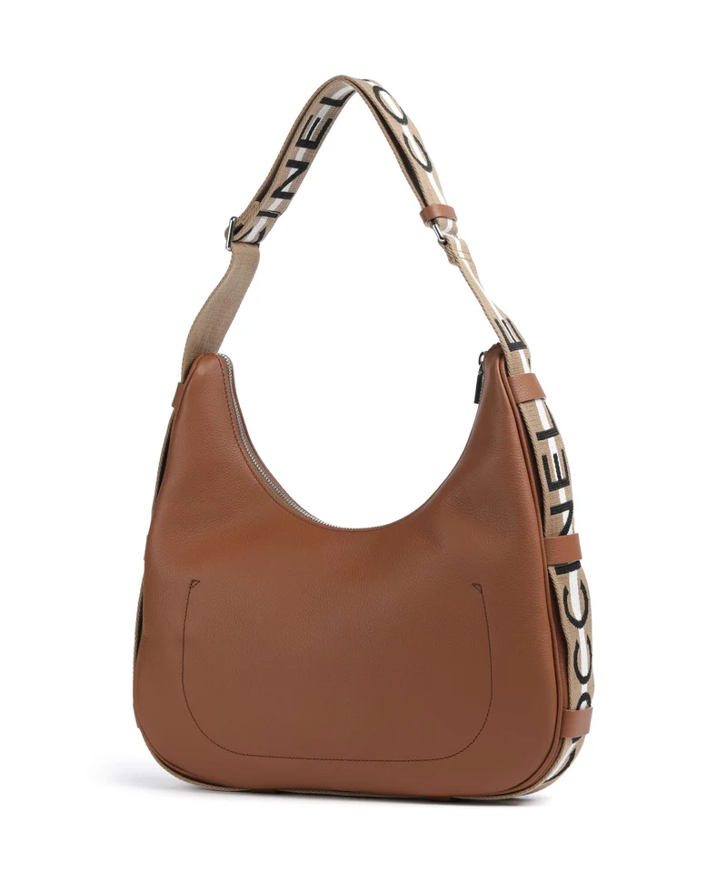 Coccinelle Raquel Beuteltasche cognac/noir