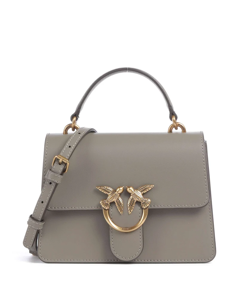 Pinko Love One Mini Handtasche noce/antique gold