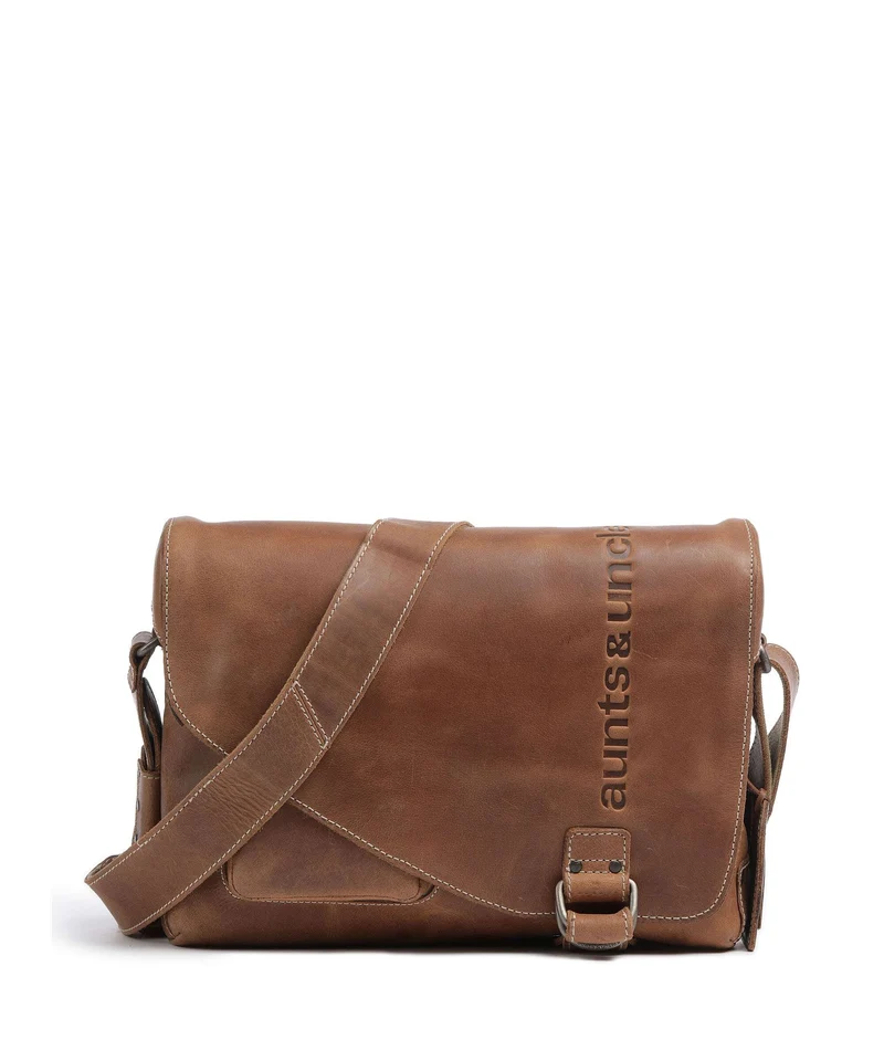 Aunts & Uncles Hunter Judd Kuriertasche vintage tan