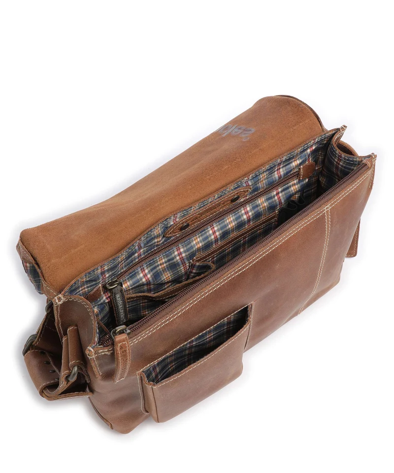 Aunts & Uncles Hunter Judd Kuriertasche vintage tan