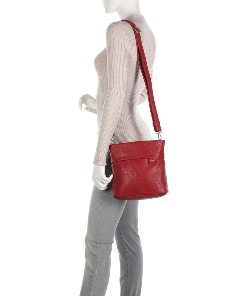Zwei Mademoiselle.M M8 Schultertasche red