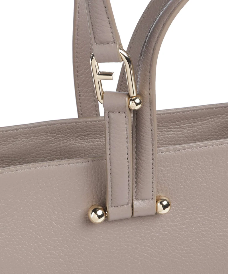 Furla Duetto L Shopper stucco gray