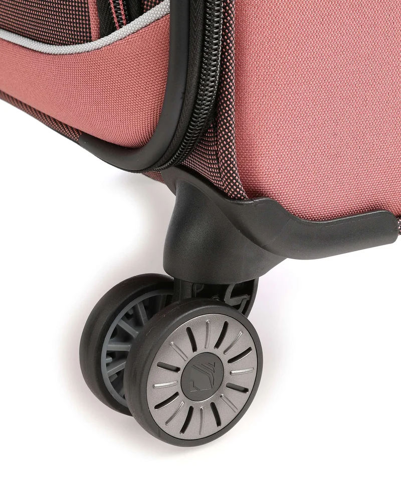 Travelite Viia 4-Rollen Trolley frühlingsrose