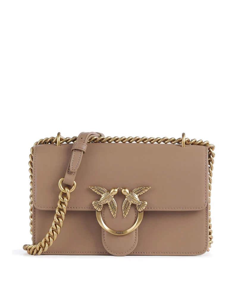 Pinko Love One Mini Schultertasche biscotto zenzero