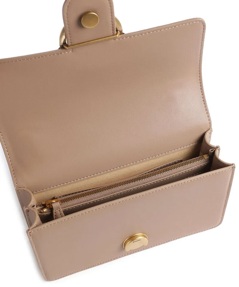 Pinko Love One Mini Schultertasche biscotto zenzero