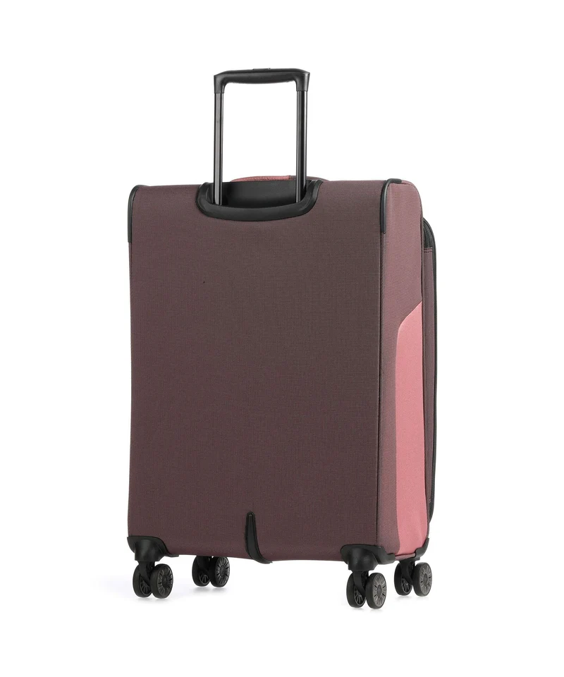 Travelite Viia 4-Rollen Trolley Set frühlingsrose