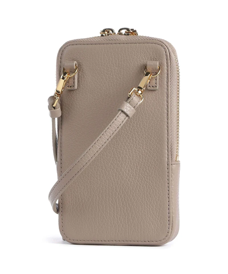 Coccinelle Flor Handytasche warm taupe