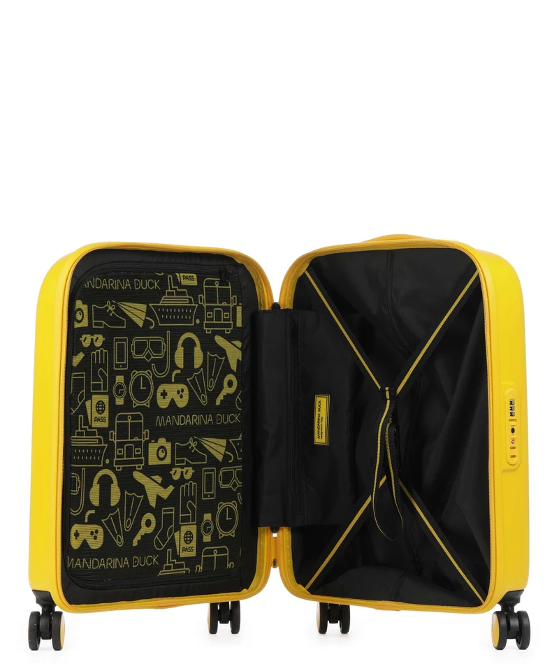 Mandarina Duck Logoduck+ 4-Rollen Trolley duck yellow